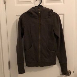 Lululemon scuba hoodie dark brown